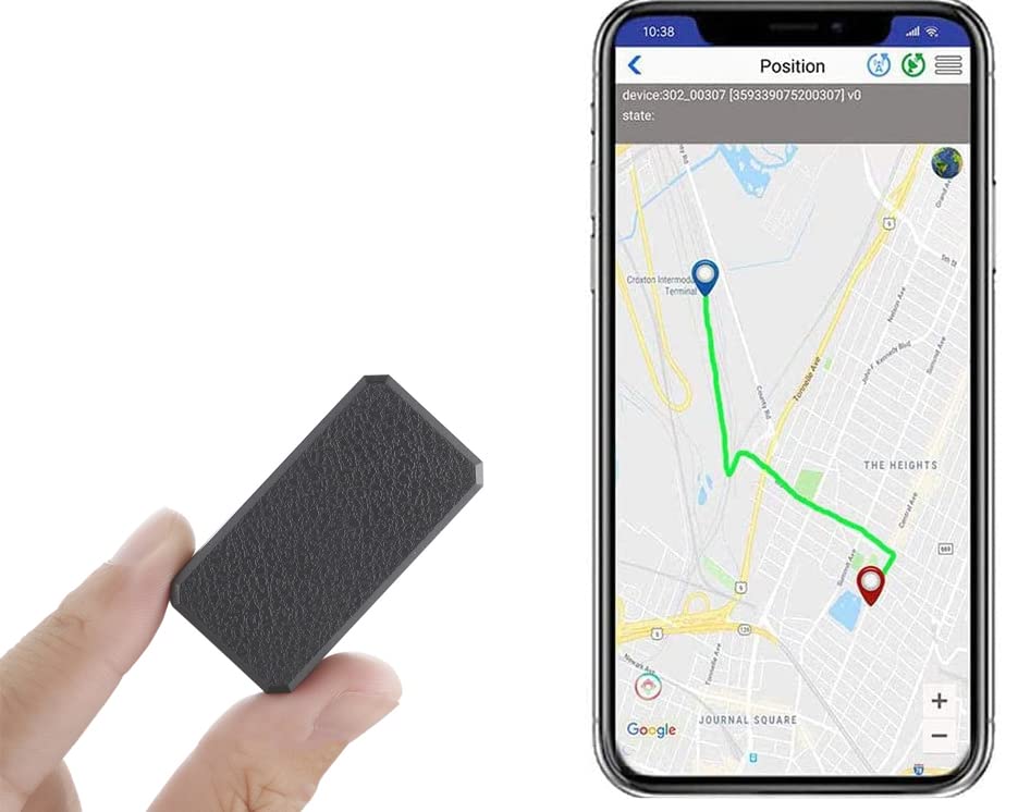 TKMARS Mini GPS Tracker TK901 Rastreador GPS Mini Localizador Mini  Localizador en Tiempo Real Localizador con Aplicación para iOS y Android