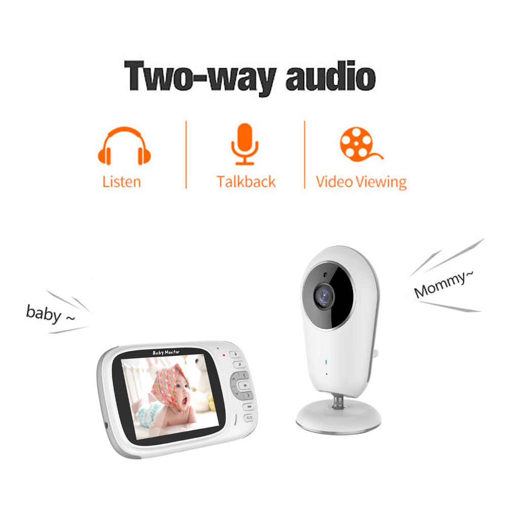WINNES Baby Monitor Wireless Audio Two-Way Communication for baby room