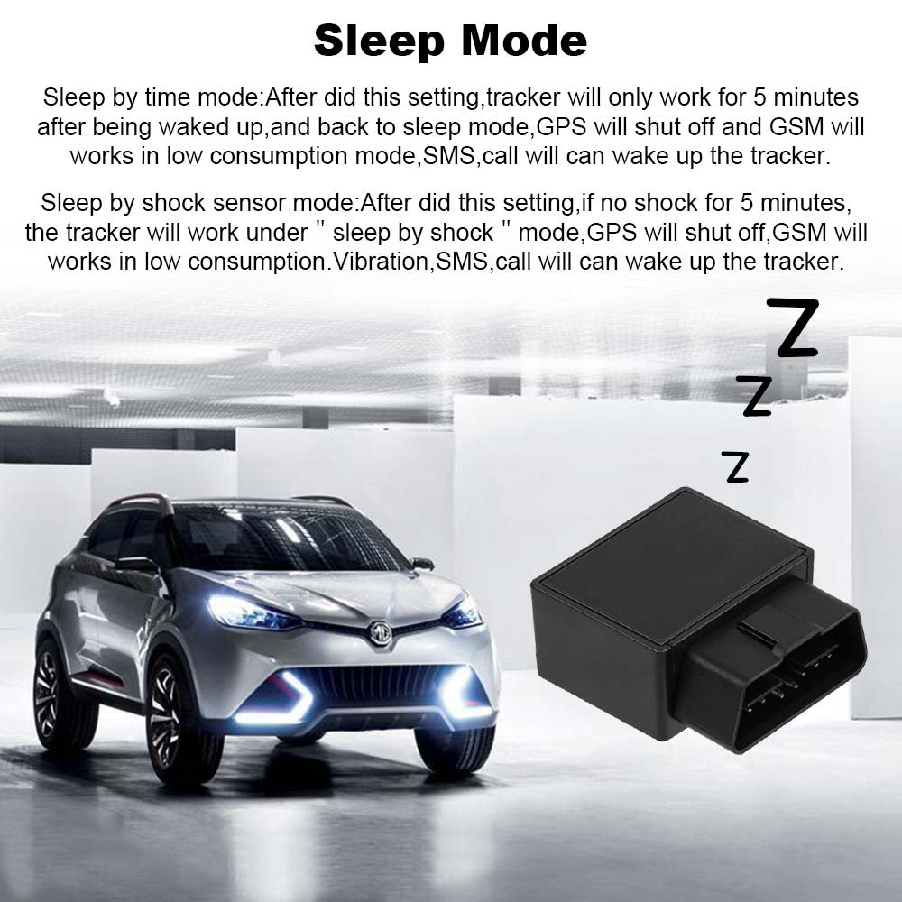 WINNES 2GTK816 OBD GPS tracker Plug and Play Free APP Accurate Real-time Positioning Alarm Track Device for Car
