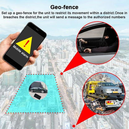 WINNES 4GTK901 Mini GPS Tracker with Microphone Spy MagnetLive real-time positioningVarious alarms Free App for Cars/Kids/Motorcycles