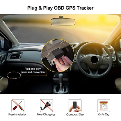 WINNES 4G OBD Car Tracker for Vehicles, Hidden GPS Locator Anti-Theft Online Worldwide Multiple Alarm Modes Real-time Tracking with Free App
