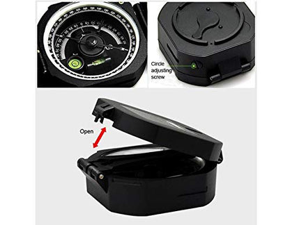 WINNES portable compass fluorescent waterproof and shockproof